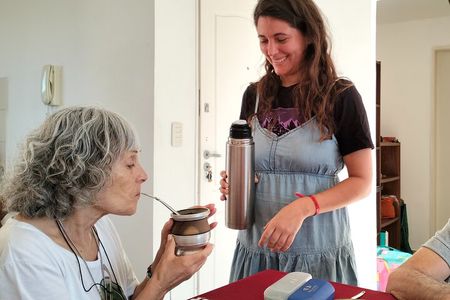 Mate and paint experience with pastry tasting in Buenos Aires