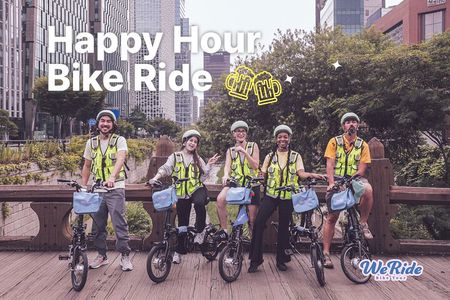 Afternoon E-bike tour and "Happy Hour" food and drinks