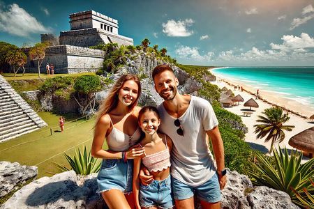 Guided tour to Tulum majestic Ruins + Cenote swim + Lunch
