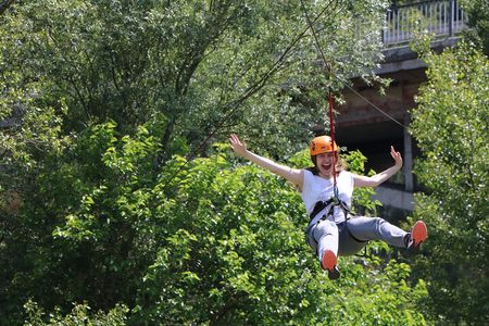 Multisport day - Rafting on Struma, Rope garden and Zipline