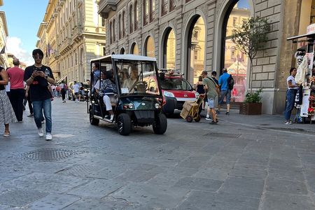 Florence Golf Cart private City tour Center & Michelangelo square