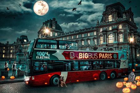 Paris Halloween Open Top Bus Tour with Live Guide