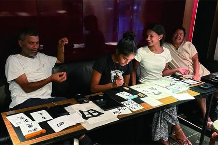 Japanese Calligraphy Class near Kyoto Station