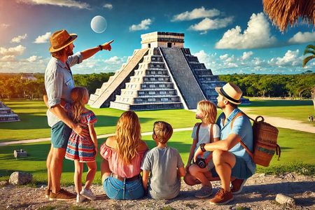 Full-day Chichen Itza journey, with guides + cenote + buffet