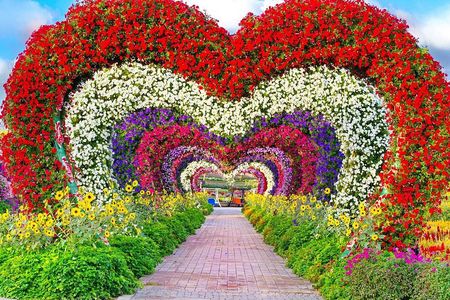 Dubai Miracle Garden & Global Village Tour with Private Transfer