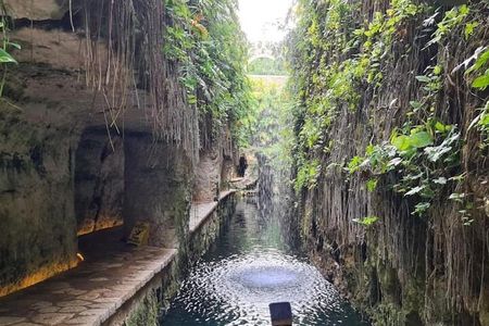 Tour to Hacienda Mucuyché, 2 cenotes & Oxkintok from Merida