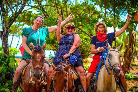 Horseback riding and ATV or Buggy with Party Boat with Lunch
