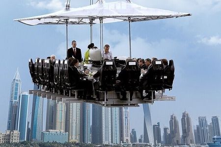 Dinner in the Sky Dubai Dinner with Transfers Option