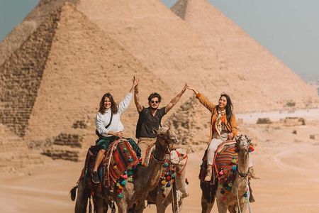 Giza pyramids,Sphinx, ATV bike,Camel ,Dinner Cruise&Shopping tour
