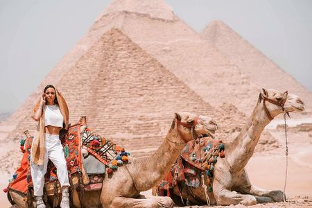 Giza Pyramids,Quad Bike ,Camel Ride ,Shopping Tour & Nile Cruise 