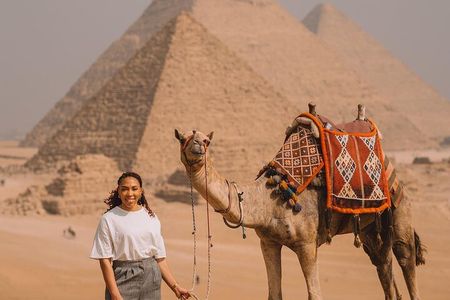 Cairo Layover Giza pyramids tour and sphinx with camel ride and lunch
