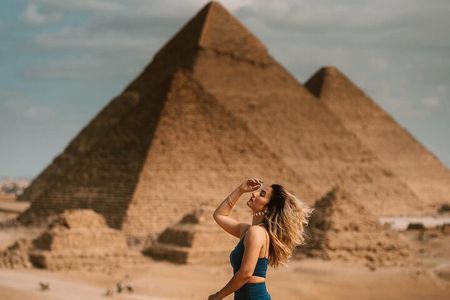 8hours Private Giza Pyramids Memphis Sakkara Lunch and Camel ride