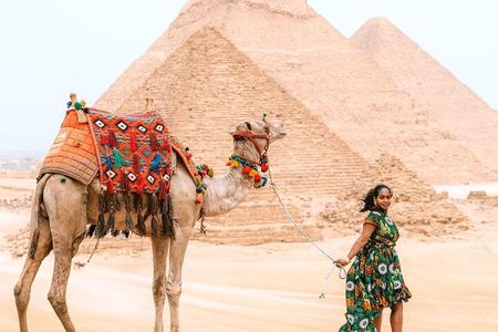  All inclusive Giza Pyramids, Egyptian Museum ,Sphinx,Camel&Lunch