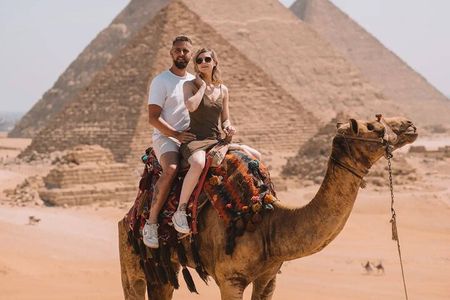 Private Tour Giza Pyramids,Sphinx,Memphis Saqqara Lunch&CamelRide
