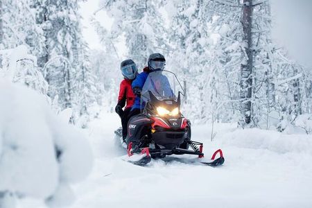 Snowmobile Tour with Small Group in Remote Wilderness 3 Hours