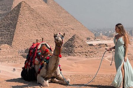 Private Tour Giza Pyramids, Sphinx, Memphis, Saqqara and Camel Ride