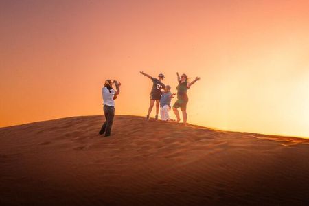 Premium Red Dune Safari with Camel Ride and BBQ in Arabian camp