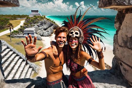 Tulum Excursion: Ancient Ruins + Cenote & Food! From Riviera Maya