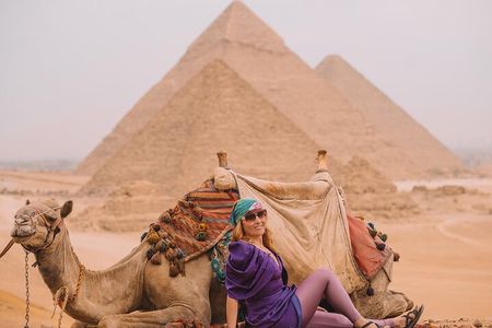 Private Full Day Tour Giza Pyramids ,Museum & Nile Felucca Boat