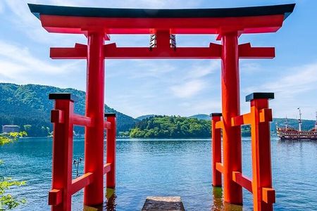 Mt. Fuji Hakone Shrine, Owakudani English Bus Tour or Small Group
