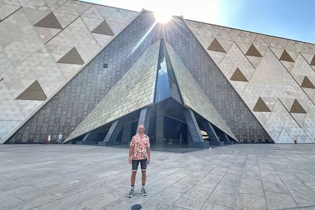 All in one Giza Pyramids, Sphinx, Camel, Grand Egy Museum & Lunch