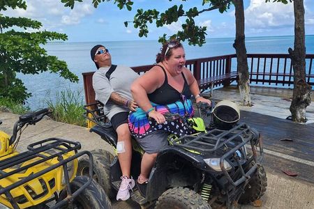 ATV, Horseback Riding Brandy's key private beach in Roatan 
