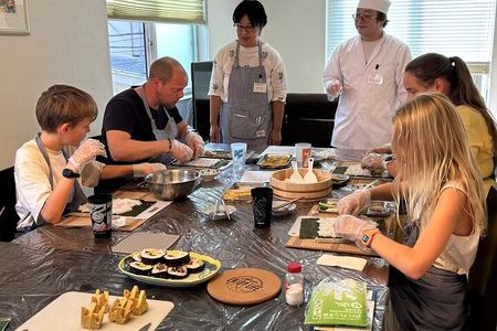 Small Group Sushi Roll & Omelette Lesson + Supermarket Tour