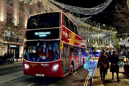 City Sightseeing London Christmas Lights Open-Top Bus Tour