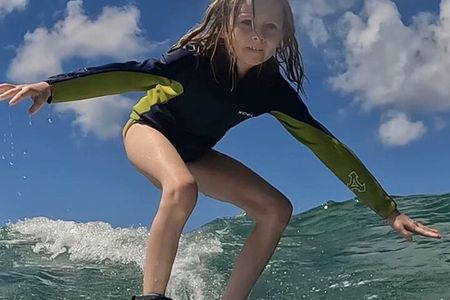 Kids and Adults Private or Group Surf Lessons 90min. 100% support