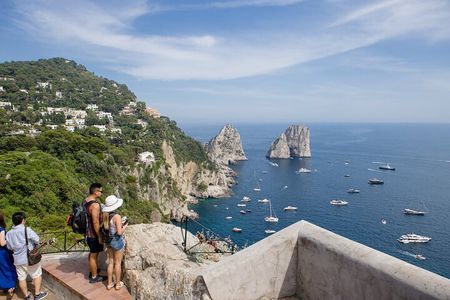 From Salerno Capri Small Group Land and Sea Tour