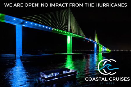 Island Sunset and Skyway Light Show - 3hr Boat Cruise in St. Pete