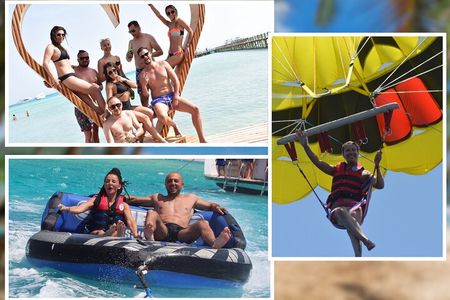 Orange Bay & Parasailing & Water sports & Snorkeling- Hurghada