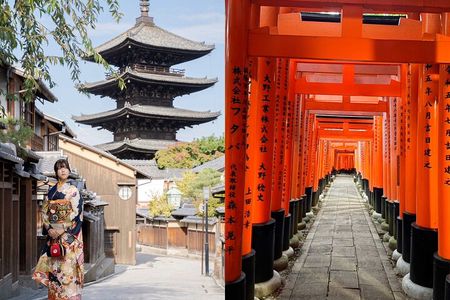 Kyoto Morning Highlights: Fushimi Inari, Kiyomizu-dera & Gion