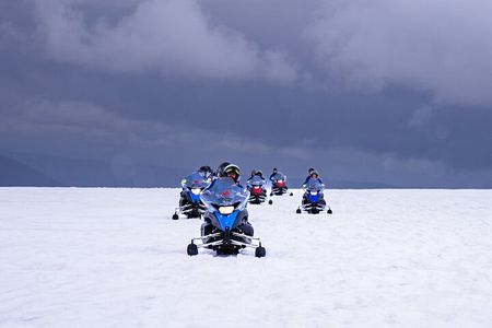 Private Golden Circle Tour and Snowmobiling Adventure