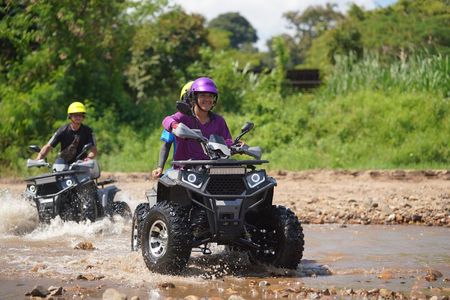 2-3 hrs. ATV Mae Wang Adventure, Feeding, Rafting &Waterfall Tour