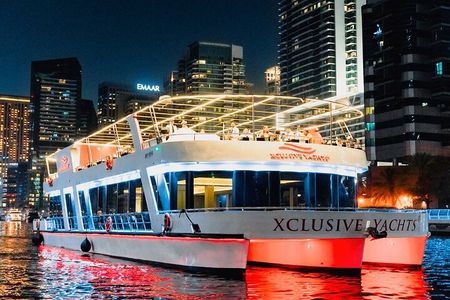 Dubai Marina Dinner Cruise with Live Music & Open Bar
