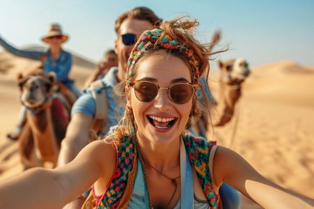 Red Dunes Desert Safari Dubai with BBQ Dinner & Sand Adventure