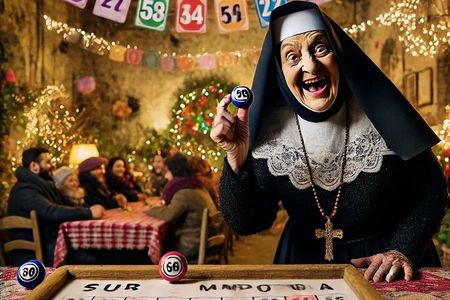 Very shabby Neapolitan Tombola with Tasting