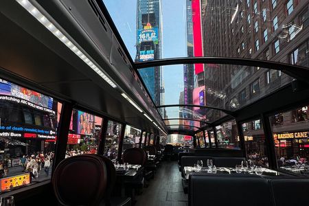 New York City Luxury 6-course Dinner Bus Tour 