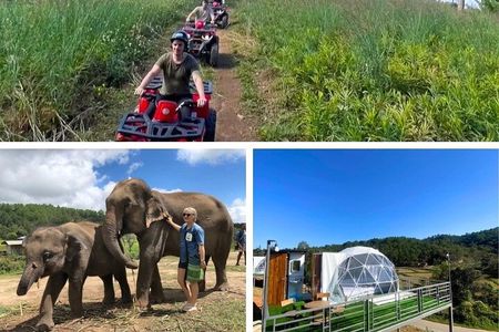 2D1N: ATV Ride, Elephant Sanctuary, Overnight in Stylish Dome