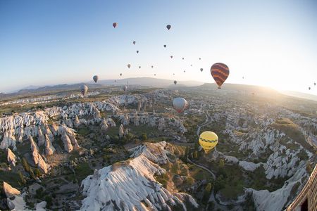 Hot Air Balloon Ride at Sunrise in Goreme, Cappadocia
