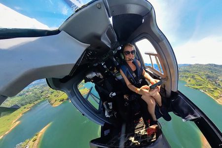 Helicopter Tour Round Trip Medellin-Guatape