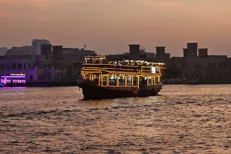 Dhow Dinner cruise Canal Dubai