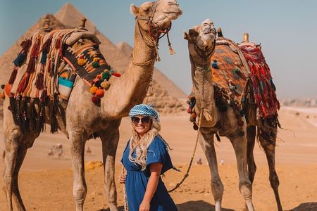 Private Giza Pyramids, Egyptian Museum, Sphinx Camel&Ride Lunch