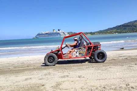 Amber Cove, Taino Bay Waterfalls and Buggy with Local Food Tour