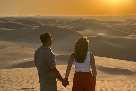 Sunrise Safari in Abu Dhabi's Desert