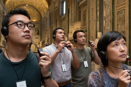 Audio guide in Vatican Museums and Sistine Chapel