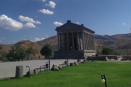 Garni temple and Geghard monastery. From paganism to christianity