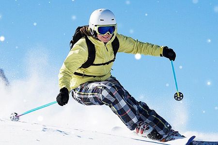 Eden Valley Resort Winter Ski Snowboard Sled Day Tour from Busan