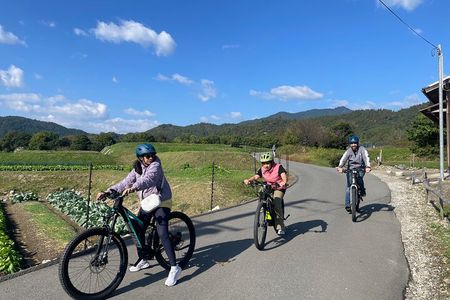 Arashiyama Kinkakuji Quiet Trail E-Bike Tour with Hotel Transfer